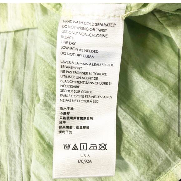 NWT free people little bit of something yellow and green Ombre tank top - Picture 6 of 6